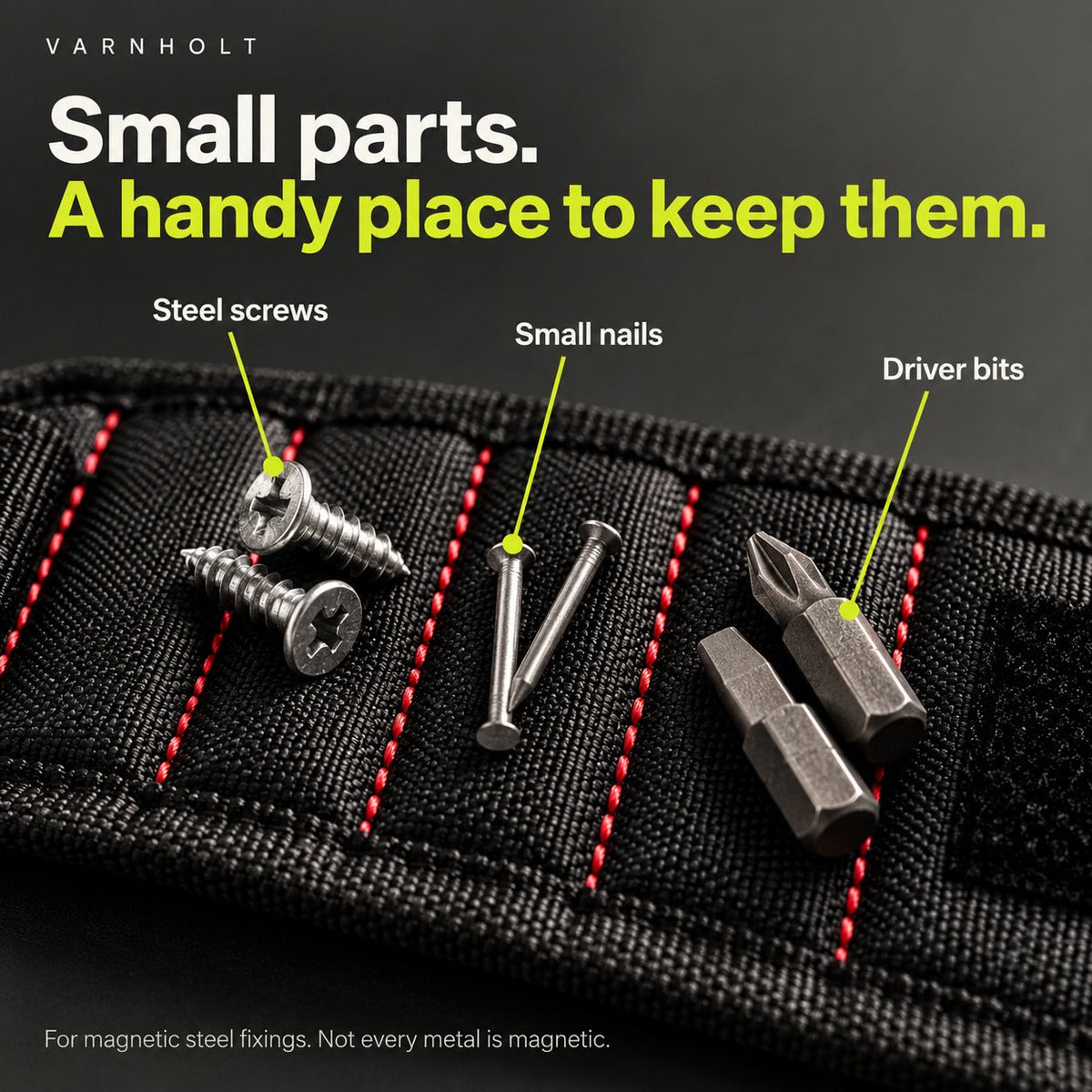 Varnholt Magnetic Tool Wristband